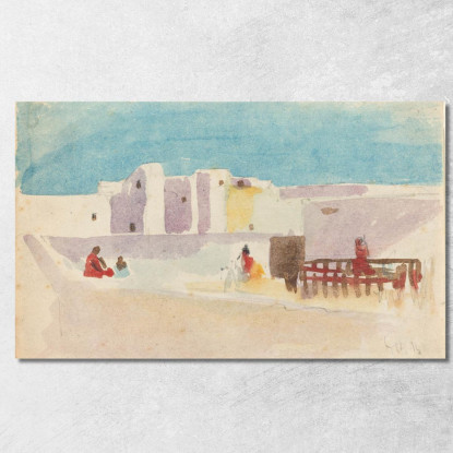 Mura Di Una Città Nordafricana Hercules Brabazon Brabazon hbb81 quadro stampato su tela