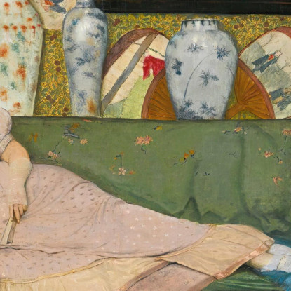 Una Fantasia Nella Casa Dell'Artista John Atkinson Grimshaw jag11 quadro stampato su tela