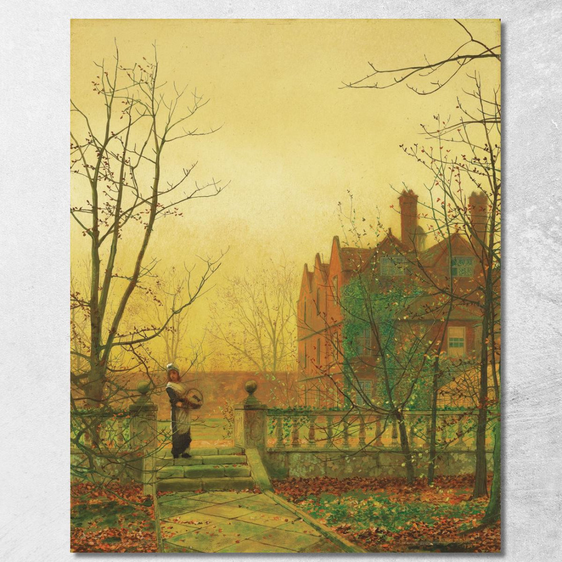 Oro D'Autunno John Atkinson Grimshaw jag20 quadro stampato su tela