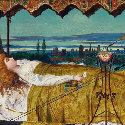 Elaine John Atkinson Grimshaw jag26 quadro stampato su tela