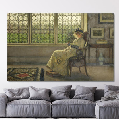 Signora Dorothy John Atkinson Grimshaw jag44 quadro stampato su tela
