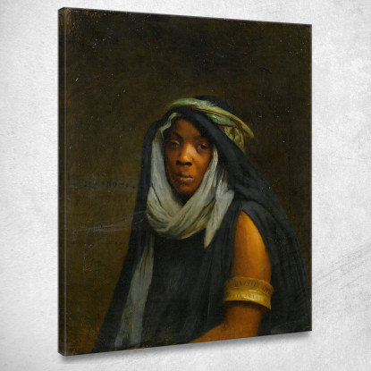 La Serva Nera Jean-Léon Gérôme jlg125 quadro stampato su tela