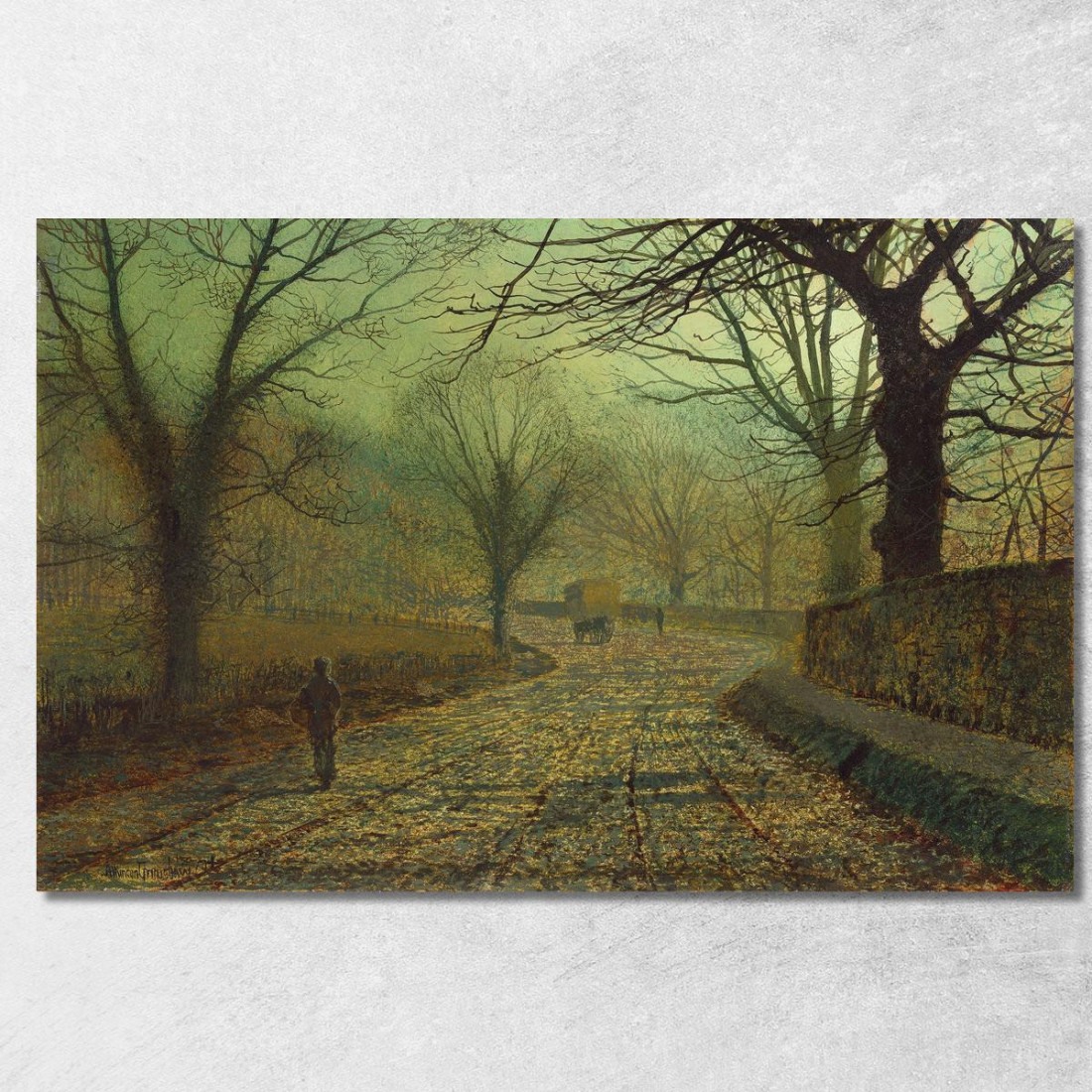 Stapleton Park Vicino A Pontefract John Atkinson Grimshaw jag65 quadro stampato su tela