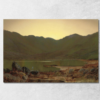 Il Rifugio Dell'Airone John Atkinson Grimshaw jag70 quadro stampato su tela