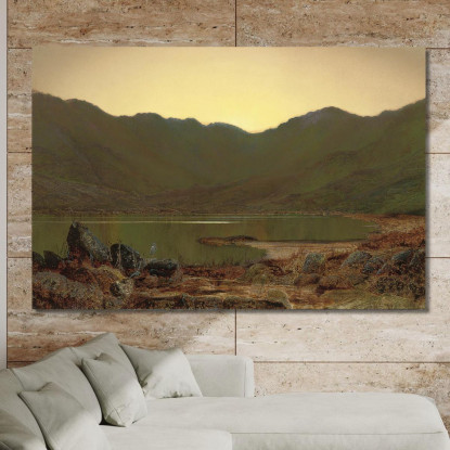 Il Rifugio Dell'Airone John Atkinson Grimshaw jag70 quadro stampato su tela