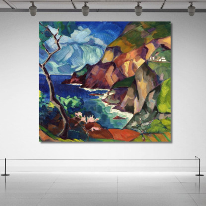 Paesaggio Di Capri Konrad Mägi kmg3 quadro stampato su tela