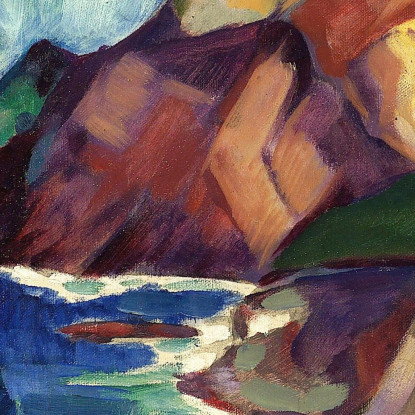 Paesaggio Di Capri Konrad Mägi kmg3 quadro stampato su tela