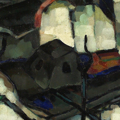 Motivo Di Capri Konrad Mägi kmg4 quadro stampato su tela