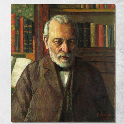 Ritratto Del Poeta Friedrich Kuhlbars Konrad Mägi kmg7 quadro stampato su tela