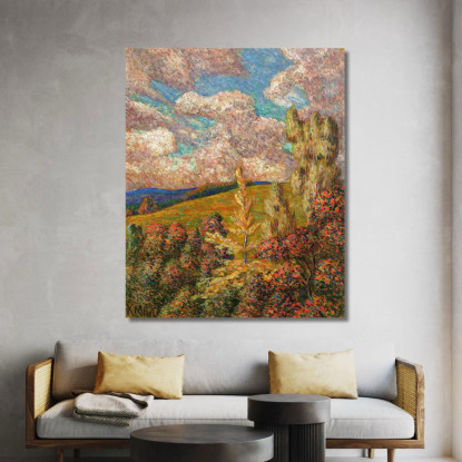 Paesaggio Konrad Mägi kmg12 quadro stampato su tela