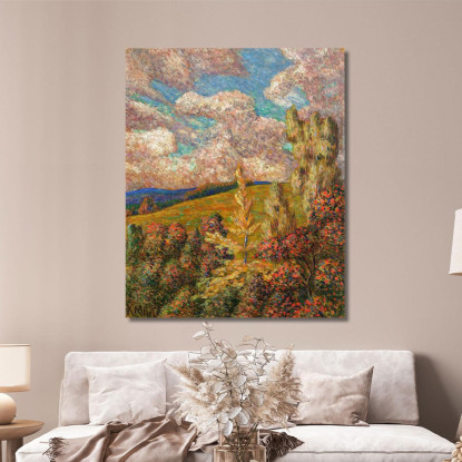 Paesaggio Konrad Mägi kmg12 quadro stampato su tela