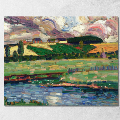 Studio Di Paesaggio Konrad Mägi kmg13 quadro stampato su tela