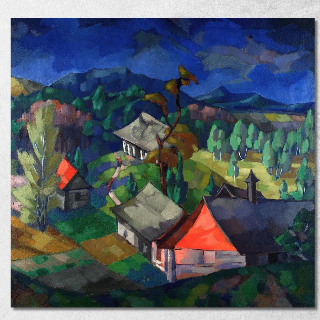 Paesaggio Di Saadjärv Konrad Mägi kmg26 quadro stampato su tela