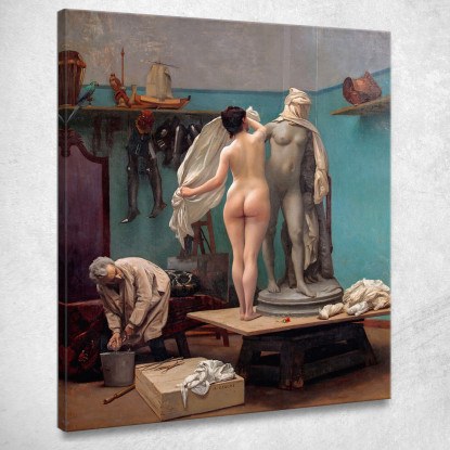 La Fine Della Posa Jean-Léon Gérôme jlg135 quadro stampato su tela