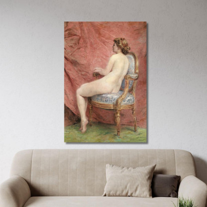 Dolci Pensieri Konstantin Egorovich Makovsky kem18 quadro stampato su tela