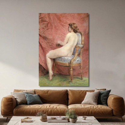 Dolci Pensieri Konstantin Egorovich Makovsky kem18 quadro stampato su tela