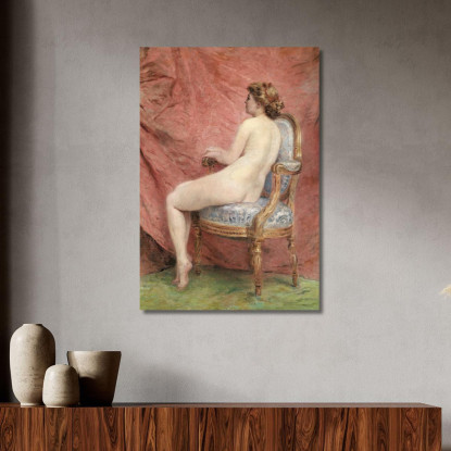 Dolci Pensieri Konstantin Egorovich Makovsky kem18 quadro stampato su tela