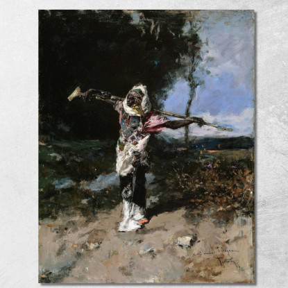Capo Africano Mariano Fortuny Marsal mfm4 quadro stampato su tela