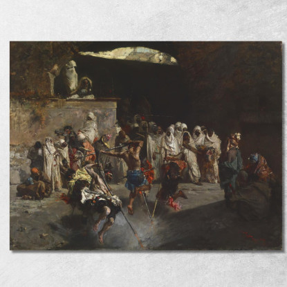 Fantasia Araba Mariano Fortuny Marsal mfm7 quadro stampato su tela