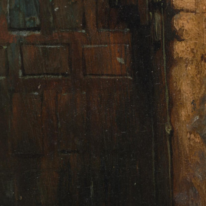 Mendicanti Davanti A Una Porta Mariano Fortuny Marsal mfm11 quadro stampato su tela