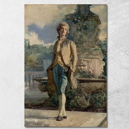 Il Contino Mariano Fortuny Marsal mfm25 quadro stampato su tela