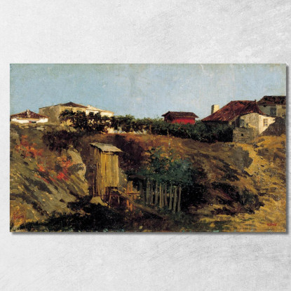 Paesaggio Di Portici Mariano Fortuny Marsal mfm32 quadro stampato su tela