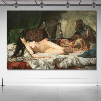 L'Odalisca Mariano Fortuny Marsal mfm38 quadro stampato su tela