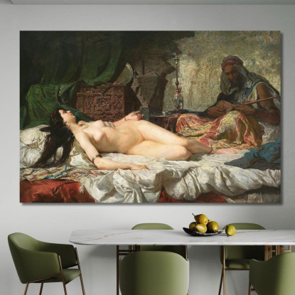 L'Odalisca Mariano Fortuny Marsal mfm38 quadro stampato su tela