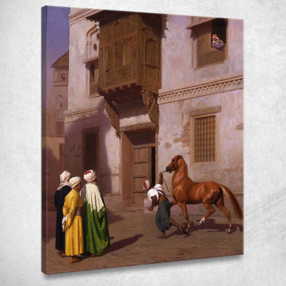 Il Mercato Dei Cavalli Jean-Léon Gérôme jlg141 quadro stampato su tela