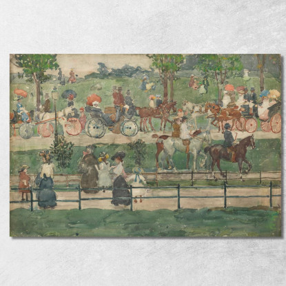 Central Park 2 Maurice Prendergast mpr9 quadro stampato su tela