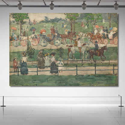 Central Park 2 Maurice Prendergast mpr9 quadro stampato su tela