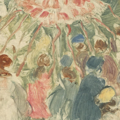 Central Park 3 Maurice Prendergast mpr10 quadro stampato su tela