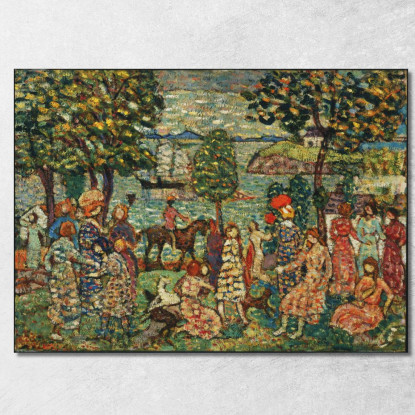 Fantasia Maurice Prendergast mpr16 quadro stampato su tela
