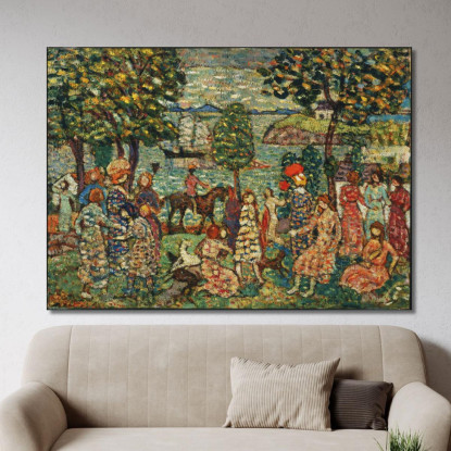 Fantasia Maurice Prendergast mpr16 quadro stampato su tela