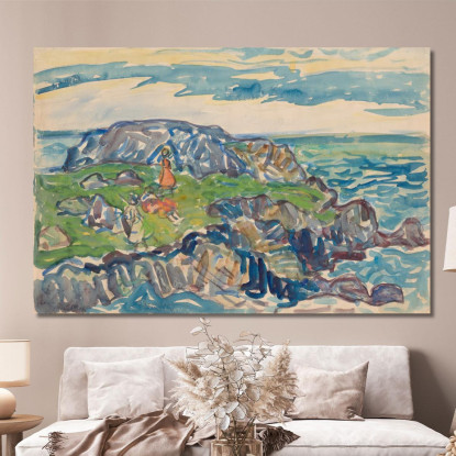 Gloucester Maurice Prendergast mpr18 quadro stampato su tela