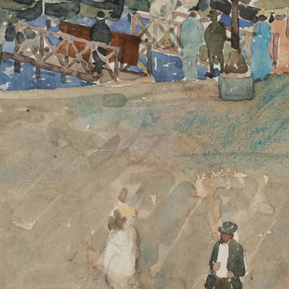 Giornata Grigia A Venezia Maurice Prendergast mpr19 quadro stampato su tela