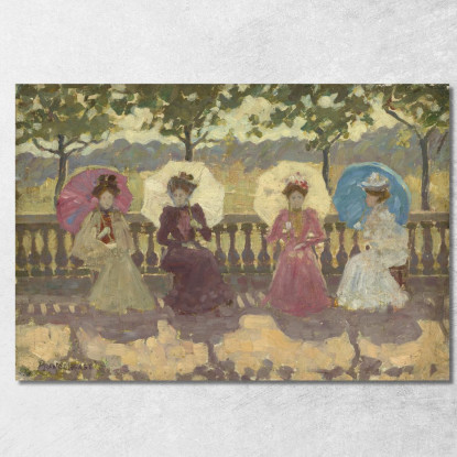 Nel Parco Maurice Prendergast mpr23 quadro stampato su tela