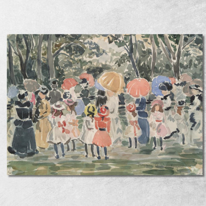 Nel Parco Maurice Prendergast mpr24 quadro stampato su tela
