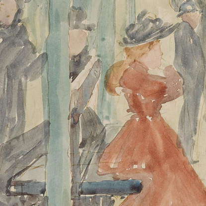 Scena Del Parco Maurice Prendergast mpr39 quadro stampato su tela