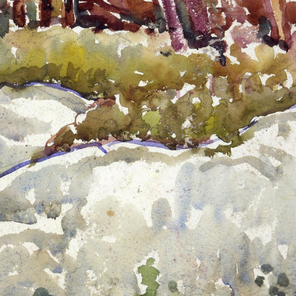 Rocce Maine Maurice Prendergast mpr48 quadro stampato su tela