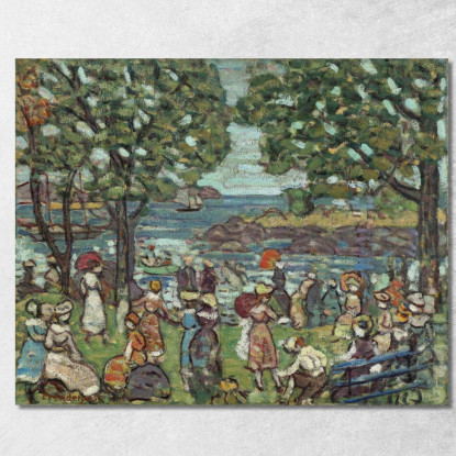 Cala Di Salem Maurice Prendergast mpr49 quadro stampato su tela