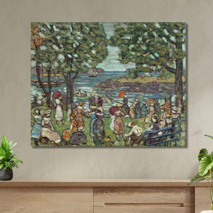 Cala Di Salem Maurice Prendergast mpr49 quadro stampato su tela