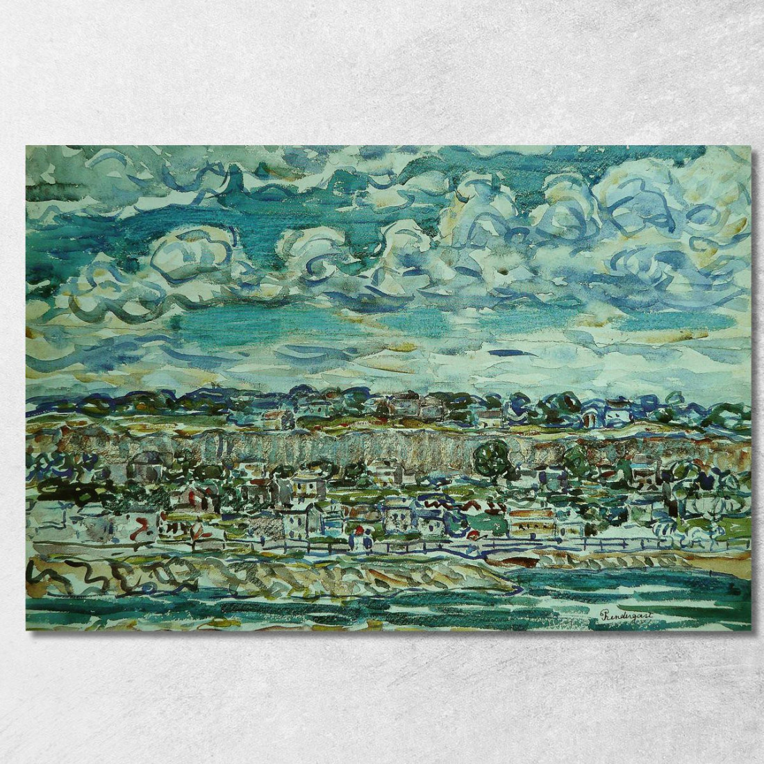 St. Malo Maurice Prendergast mpr56 quadro stampato su tela