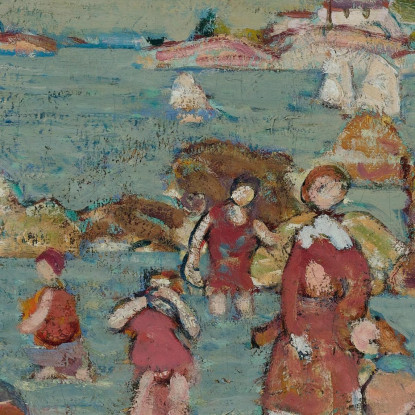 La Riva Maurice Prendergast mpr68 quadro stampato su tela