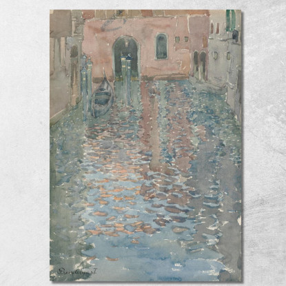 Canali Veneziani Maurice Prendergast mpr73 quadro stampato su tela