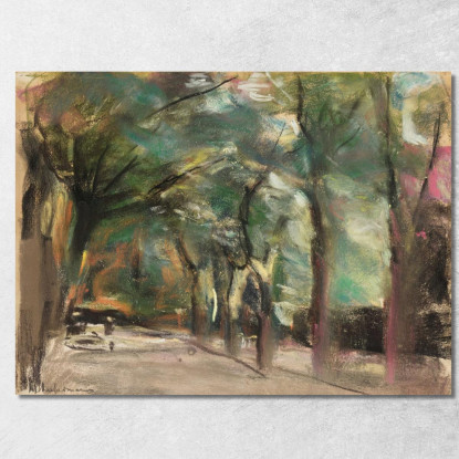Avenue I Max Liebermann mlb6 quadro stampato su tela