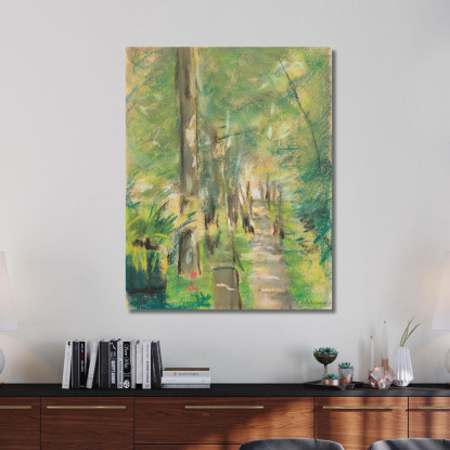 Viale Di Betulle Nel Giardino Del Wannsee Max Liebermann mlb10 quadro stampato su tela