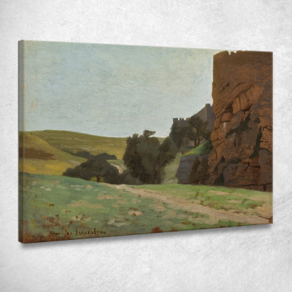 Le Mura Di Gerusalemme Jean-Léon Gérôme jlg152 quadro stampato su tela