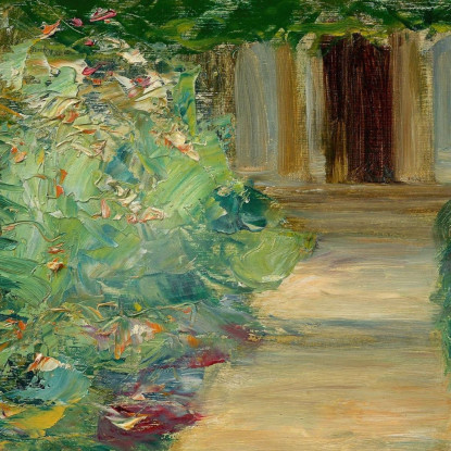 Il Giardino Utile Nel Wannsee Verso Est Max Liebermann mlb19 quadro stampato su tela