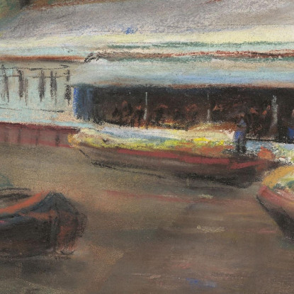 Mercato Delle Verdure A Delft Max Liebermann mlb41 quadro stampato su tela